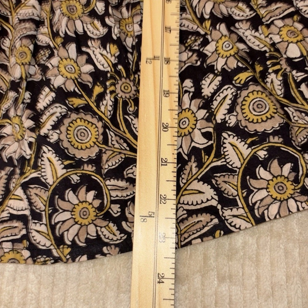 Anthropologie Cleobella Rafia Blouse Women’s Sz M Balloon Sleeves Peasant Boho - Picture 11 of 15